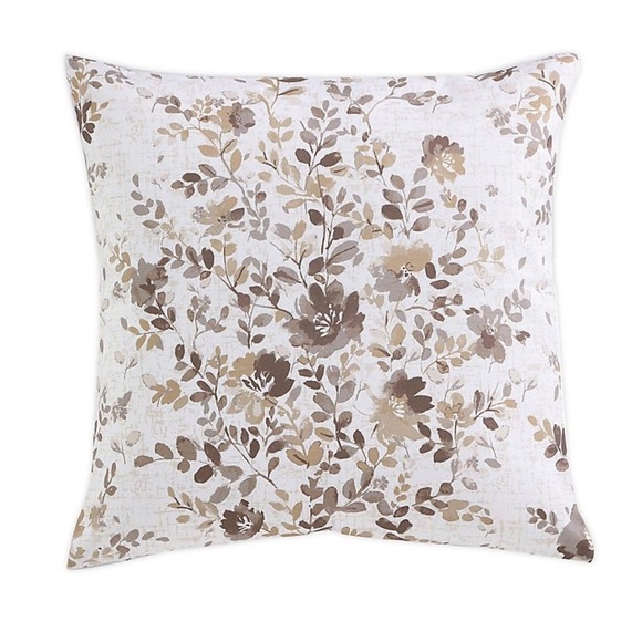 🆕 Morgan Home Floral Square Throw Pillow Cover - Picture 1 of 1